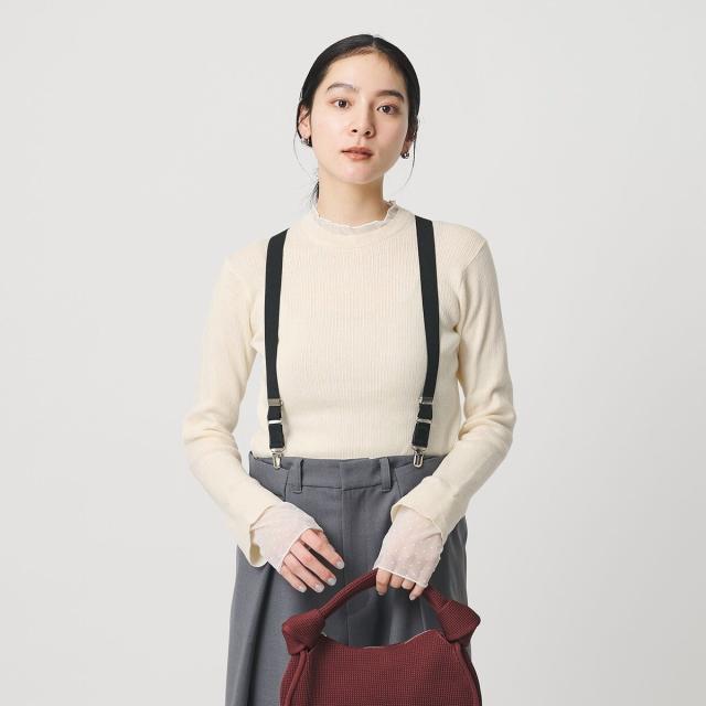 ビューティー＆ユース ユナイテッドアローズ（BEAUTY&YOUTH）/【WEB限定 Wardrobe DAILY MINIMAL】レースコンビ リブニットプルオーバ…_4