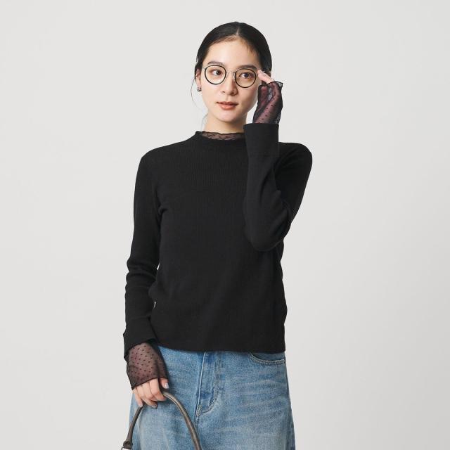 ビューティー＆ユース ユナイテッドアローズ（BEAUTY&YOUTH）/【WEB限定 Wardrobe DAILY MINIMAL】レースコンビ リブニットプルオーバ…_11