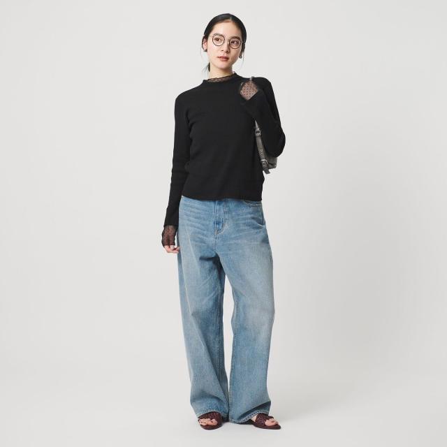 ビューティー＆ユース ユナイテッドアローズ（BEAUTY&YOUTH）/【WEB限定 Wardrobe DAILY MINIMAL】レースコンビ リブニットプルオーバ…_13
