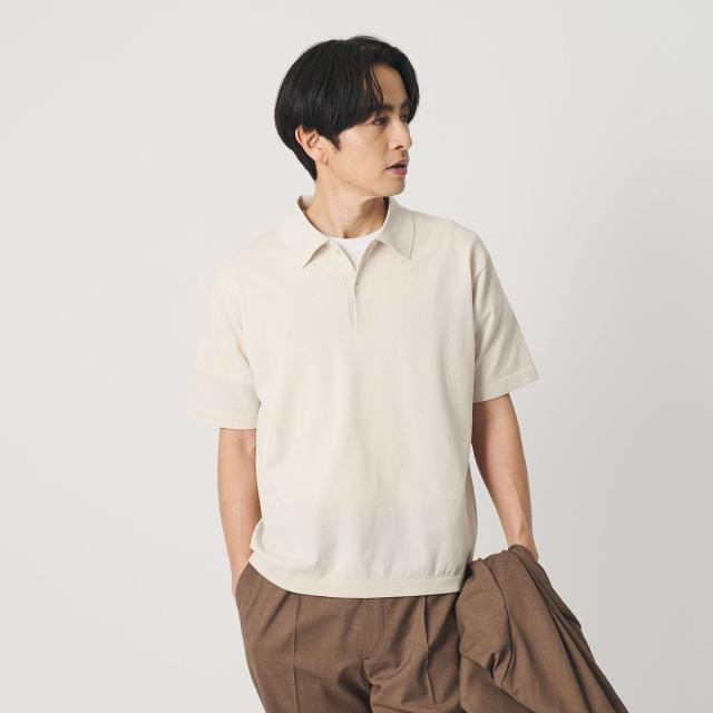 ビューティー＆ユース ユナイテッドアローズ（BEAUTY&amp;YOUTH）/デオドラント ショートスリーブ ニットポロ 抗菌防臭 ウォッシャブル