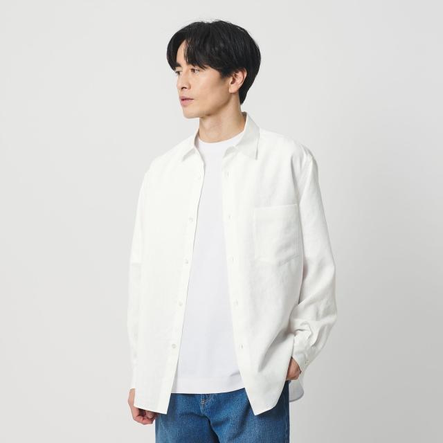 ビューティー＆ユース ユナイテッドアローズ（BEAUTY&YOUTH）/ライト リネンタッチ レギュラー シャツ FORM TAPERD型_1