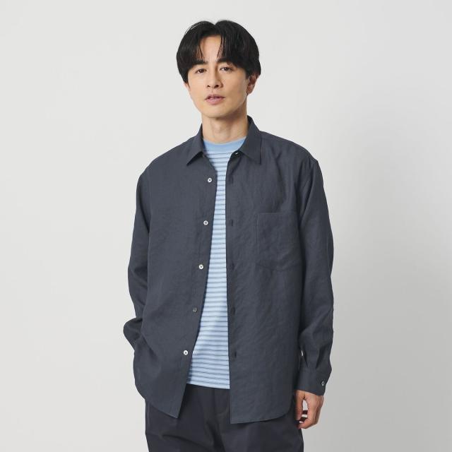 ビューティー＆ユース ユナイテッドアローズ（BEAUTY&YOUTH）/ライト リネンタッチ レギュラー シャツ FORM TAPERD型_3