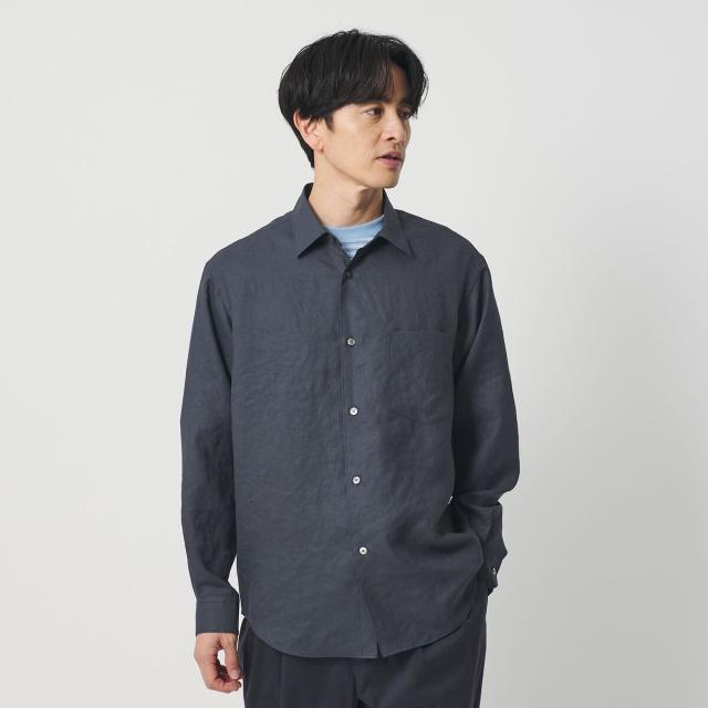 ビューティー＆ユース ユナイテッドアローズ（BEAUTY&YOUTH）/ライト リネンタッチ レギュラー シャツ FORM TAPERD型_5