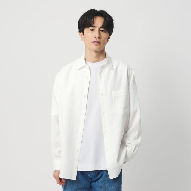 ビューティー＆ユース ユナイテッドアローズ（BEAUTY&YOUTH）/ライト リネンタッチ レギュラー シャツ FORM TAPERD型_8