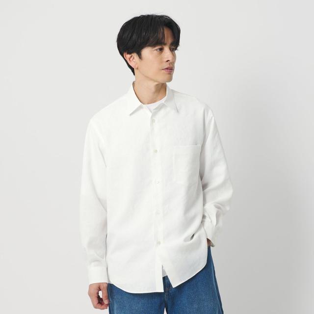 ビューティー＆ユース ユナイテッドアローズ（BEAUTY&YOUTH）/ライト リネンタッチ レギュラー シャツ FORM TAPERD型_9