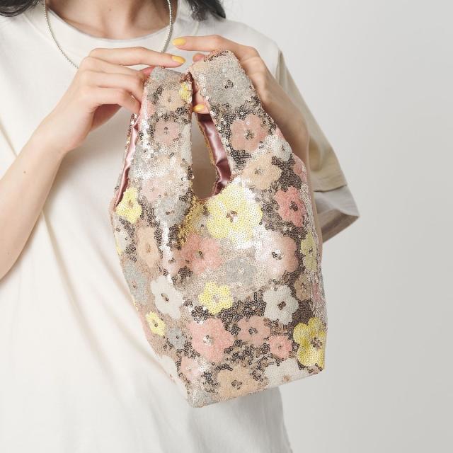 ビューティー＆ユース ユナイテッドアローズ（BEAUTY&amp;YOUTH）/＜HVISK＞LUMA スパンコール フラワー バッグ