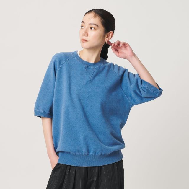 ビューティー＆ユース ユナイテッドアローズ（BEAUTY&YOUTH）/コットン裏毛 ショートスリーブ スウェットプルオーバー