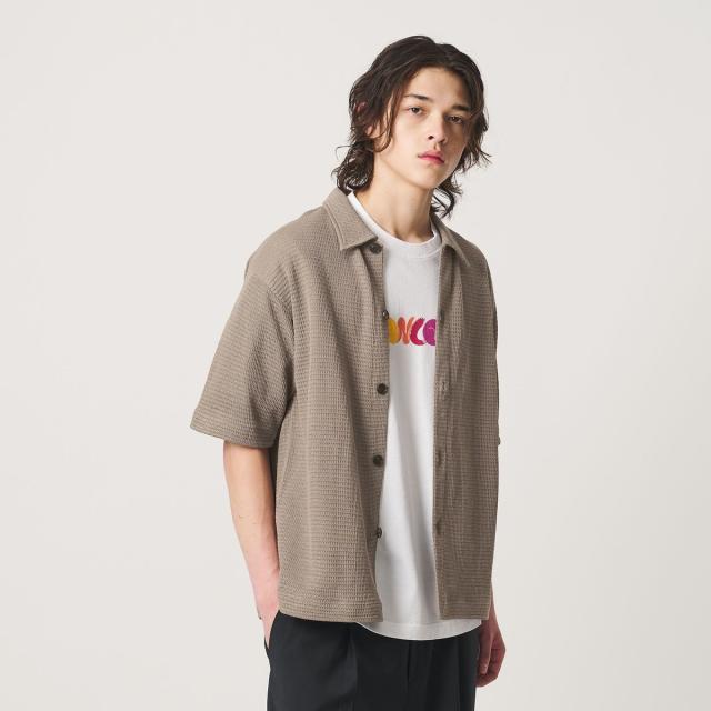ビューティー＆ユース ユナイテッドアローズ（BEAUTY&amp;YOUTH）/パナマ ニット シャツ ウォッシャブル
