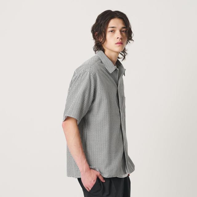 ビューティー＆ユース ユナイテッドアローズ（BEAUTY&YOUTH）/コクーン ドビー キャンプカラー シャツ GRANDE型_1