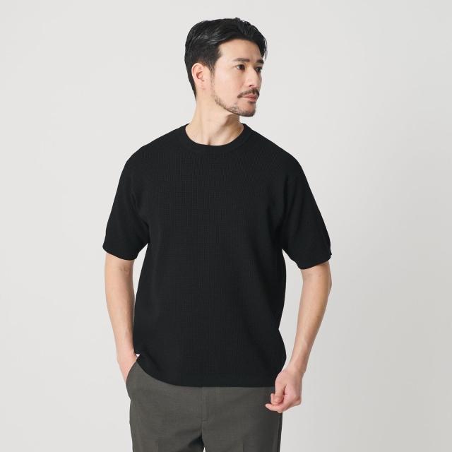 ビューティー＆ユース ユナイテッドアローズ（BEAUTY&amp;YOUTH）/【WEB限定 WARDROBE SMART】マシーンウォッシュ  ピケニット Tシャツ【抗…