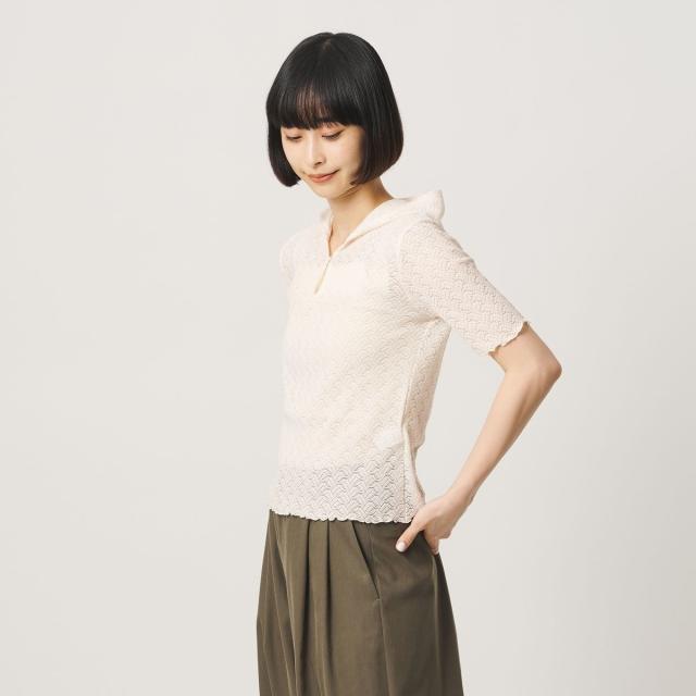 ビューティー＆ユース ユナイテッドアローズ（BEAUTY&YOUTH）/レース ショートスリーブ フーディ