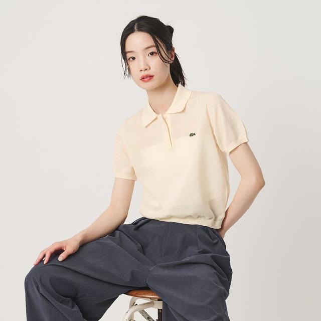 ビューティー＆ユース ユナイテッドアローズ（BEAUTY&amp;YOUTH）/＜LACOSTE＞ラメニット ポロシャツ