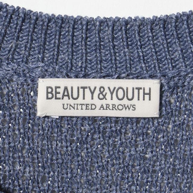 ビューティー＆ユース ユナイテッドアローズ（BEAUTY&YOUTH）/ダイアゴナル ウェーブ パターン クルーネック ニット_13