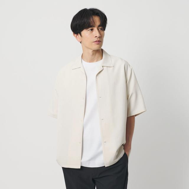 ビューティー＆ユース ユナイテッドアローズ（BEAUTY&YOUTH）/シルキータッチ ナロー オープンカラー シャツ FORM型_1