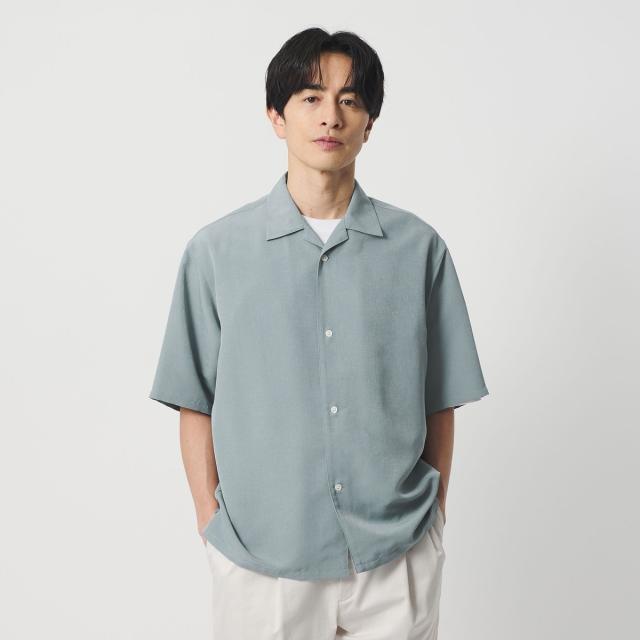 ビューティー＆ユース ユナイテッドアローズ（BEAUTY&YOUTH）/シルキータッチ ナロー オープンカラー シャツ FORM型_2