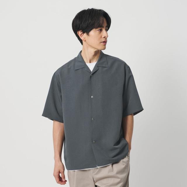 ビューティー＆ユース ユナイテッドアローズ（BEAUTY&YOUTH）/シルキータッチ ナロー オープンカラー シャツ FORM型_3