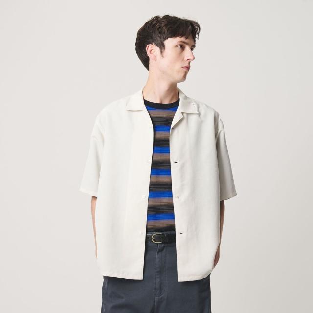 ビューティー＆ユース ユナイテッドアローズ（BEAUTY&YOUTH）/シルキータッチ ナロー オープンカラー シャツ FORM型_15