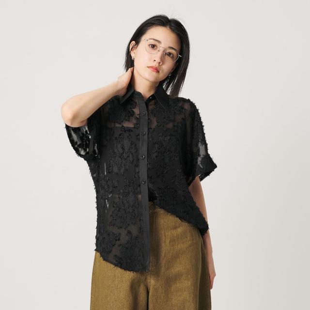 【NEW】ビューティー＆ユース ユナイテッドアローズ（BEAUTY&YOUTH）/【別注】＜GHOSPELL＞フリンジ ショートスリーブ シャツ