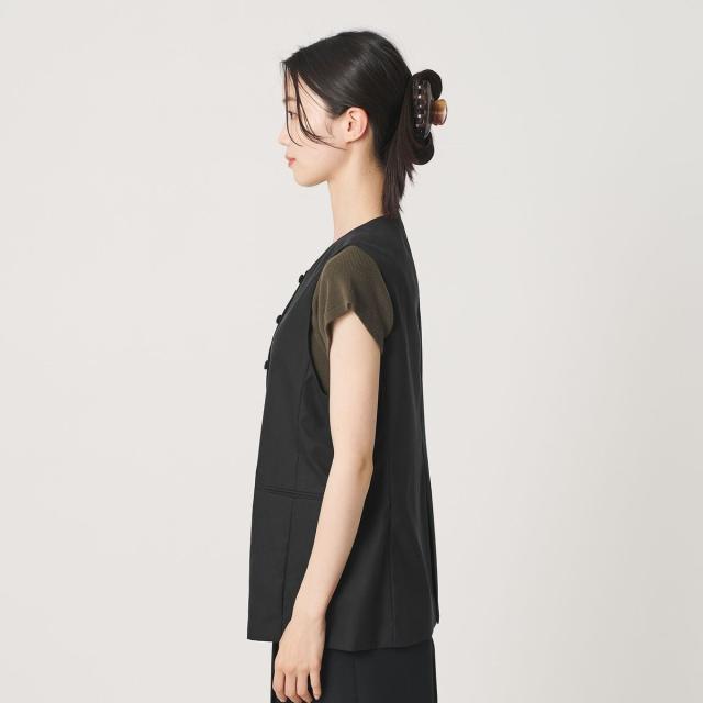【NEW】ビューティー＆ユース ユナイテッドアローズ（BEAUTY&YOUTH）/セルロースナイロンオックス クルーネック ベスト_10