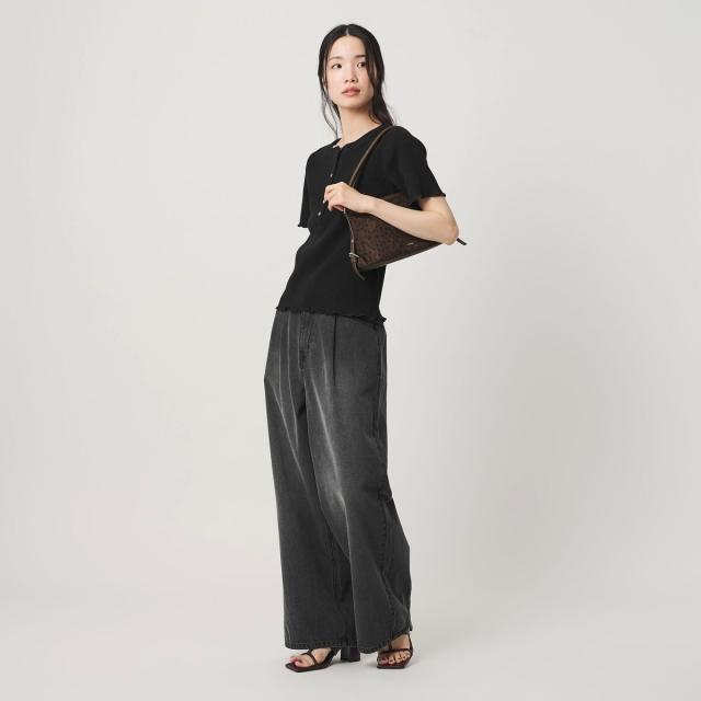 ビューティー＆ユース ユナイテッドアローズ（BEAUTY&YOUTH）/コットン リブ ヘンリーネック ショートスリーブ カットソー_14