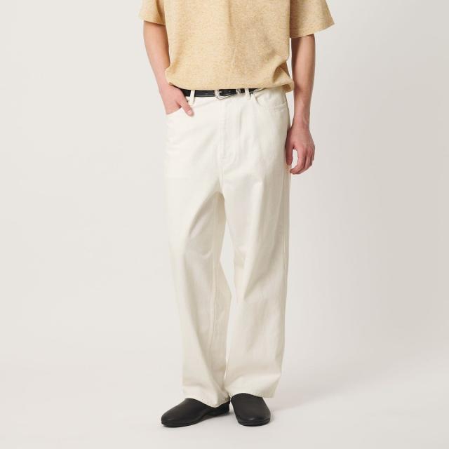 ビューティー＆ユース ユナイテッドアローズ（BEAUTY&amp;YOUTH）/テーパード ホワイト デニム 5ポケット パンツ NO．9