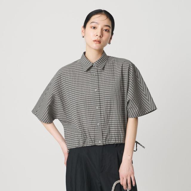 【完売商品】チェック ドローストリング シャツ ウォッシャブル ビューティー＆ユース ユナイテッドアローズ（BEAUTY&YOUTH）/チェック