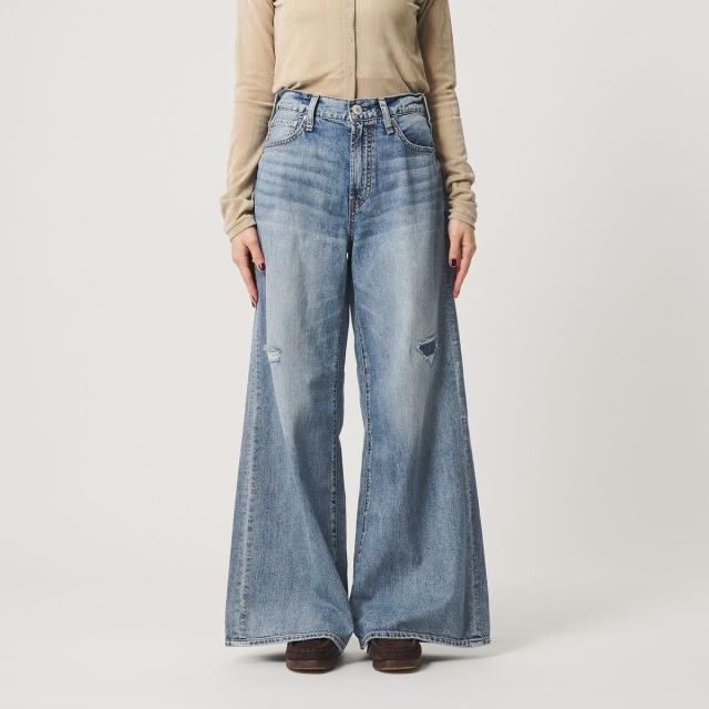 ビューティー＆ユース ユナイテッドアローズ（BEAUTY&YOUTH）/【別注】＜NEEDBY heritage＞ワイドフレア デニムパンツ/コバルト