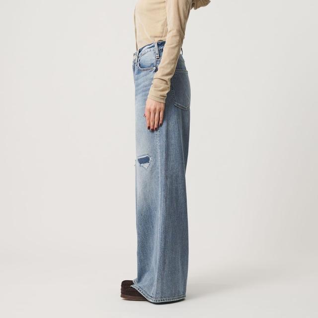 ビューティー＆ユース ユナイテッドアローズ（BEAUTY&YOUTH）/【別注】＜NEEDBY heritage＞ワイドフレア デニムパンツ/コバルト