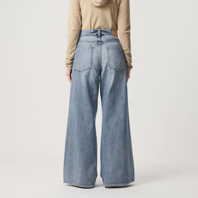 ビューティー＆ユース ユナイテッドアローズ（BEAUTY&YOUTH）/【別注】＜NEEDBY heritage＞ワイドフレア デニムパンツ/コバルト