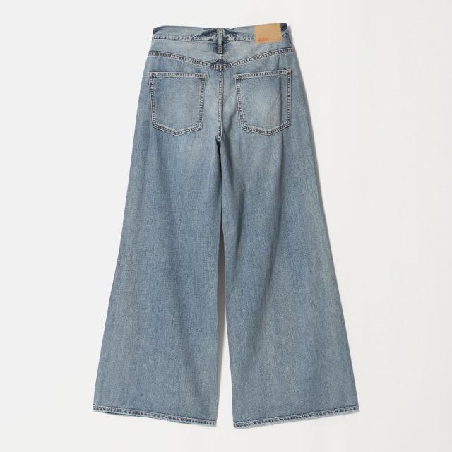 ビューティー＆ユース ユナイテッドアローズ（BEAUTY&YOUTH）/【別注】＜NEEDBY heritage＞ワイドフレア デニムパンツ/コバルト