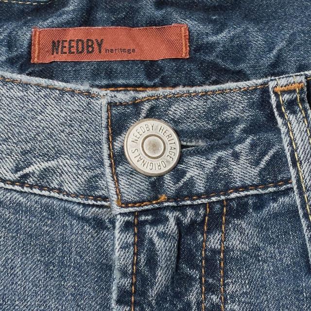ビューティー＆ユース ユナイテッドアローズ（BEAUTY&YOUTH）/【別注】＜NEEDBY heritage＞ワイドフレア デニムパンツ/コバルト