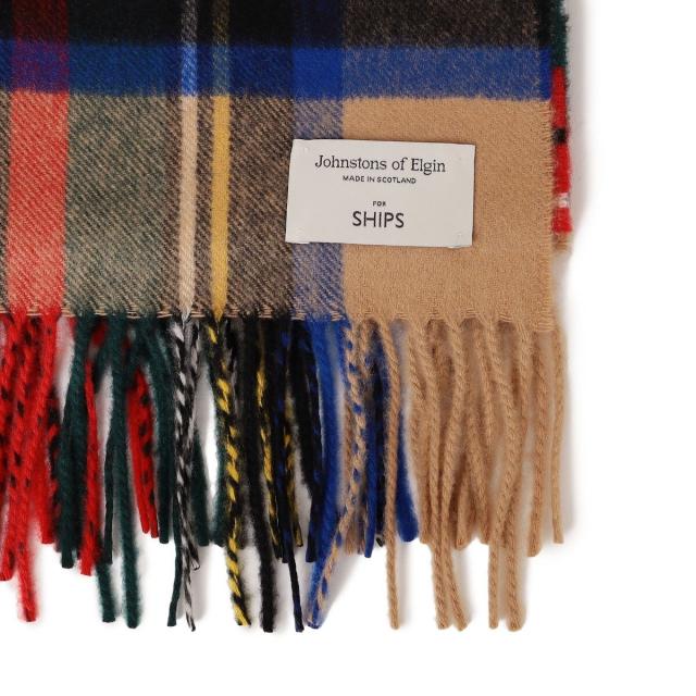 ships シップス 別注限定 ジョンストンズ カシミア カシミヤ 大判ストール SHIPS別注》ジョンストンズ・カシミヤ大判ストール カシミヤ100
