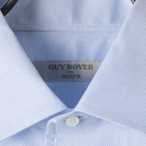 シップス（SHIPS）/ＧＵＹ　ＲＯＶＥＲ：カラミ織り　ワンピース　セミワイドカラー　シャツ シップス（SHIPS）/GUY ROVER：カラミ織り ワンピース