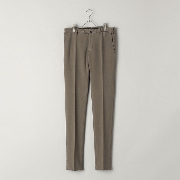 シップス/ＩＮＣＯＴＥＸ：　コットン　ドスキン　無地　ノープリーツ　パンツ