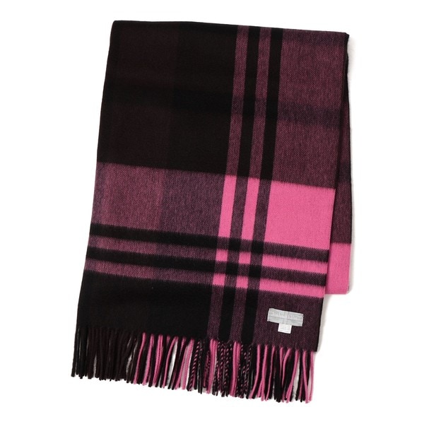 シップス/Ｊｏｓｈｕａ　Ｅｌｌｉｓ：カシミヤブラックウォッチストール　７０×１９０の通販はストール・ショール