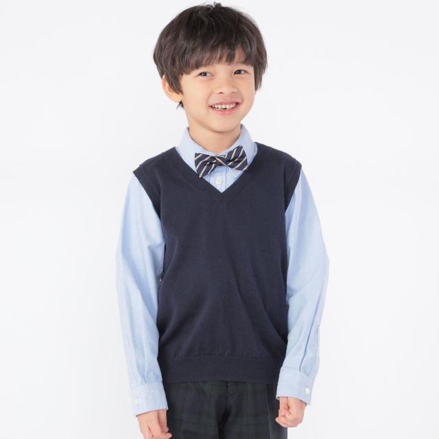 シップス（SHIPS）/SHIPS KIDS:100〜130cm / 14GG Vネック ベスト_1