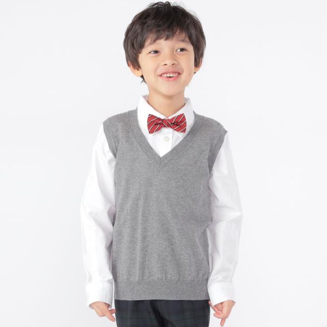 シップス（SHIPS）/SHIPS KIDS:100〜130cm / 14GG Vネック ベスト_2