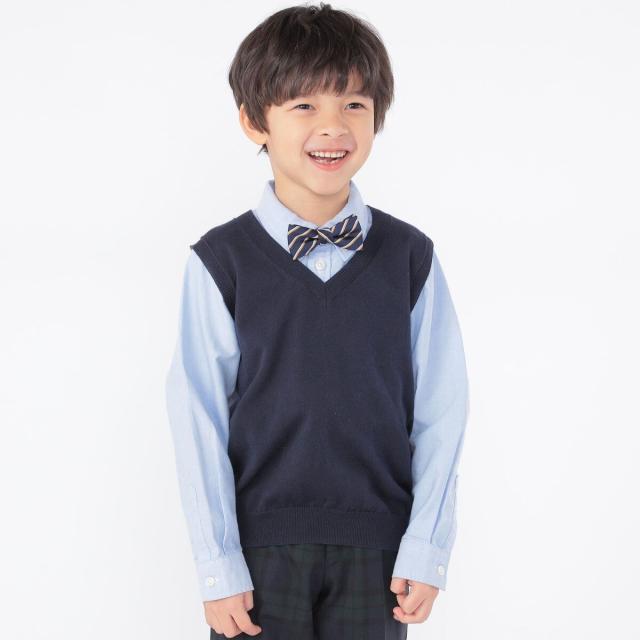 シップス（SHIPS）/SHIPS KIDS:100〜130cm / 14GG Vネック ベスト_7