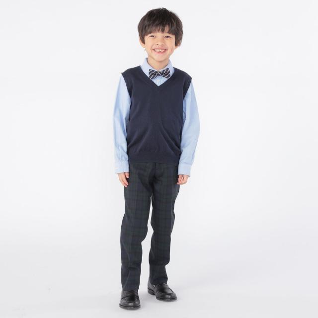 シップス（SHIPS）/SHIPS KIDS:100〜130cm / 14GG Vネック ベスト_9