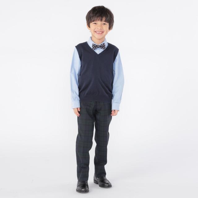 シップス（SHIPS）/SHIPS KIDS:100〜130cm / 14GG Vネック ベスト_10