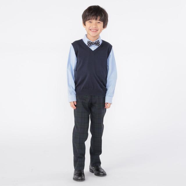 シップス（SHIPS）/SHIPS KIDS:100〜130cm / 14GG Vネック ベスト_11
