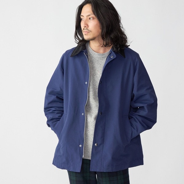 シップス/＊ＳＨＩＰＳ：　〈撥水〉　ＣＯＲＤＵＲＡ（Ｒ）　ナイロン混　ラグランスリーブ　ハンティング　ジャケッ_2