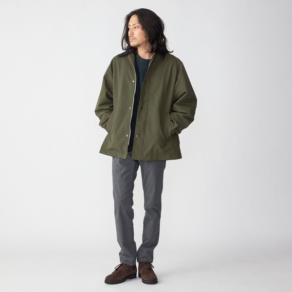 シップス/＊ＳＨＩＰＳ：　〈撥水〉　ＣＯＲＤＵＲＡ（Ｒ）　ナイロン混　ラグランスリーブ　ハンティング　ジャケッ_5