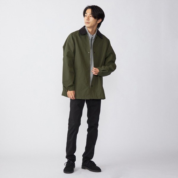 シップス/＊ＳＨＩＰＳ：　〈撥水〉　ＣＯＲＤＵＲＡ（Ｒ）　ナイロン混　ラグランスリーブ　ハンティング　ジャケッ_6