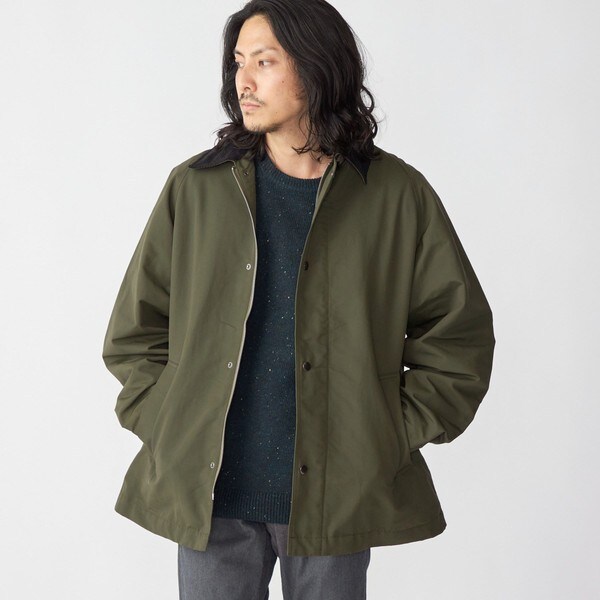 シップス/＊ＳＨＩＰＳ：　〈撥水〉　ＣＯＲＤＵＲＡ（Ｒ）　ナイロン混　ラグランスリーブ　ハンティング　ジャケッ_12
