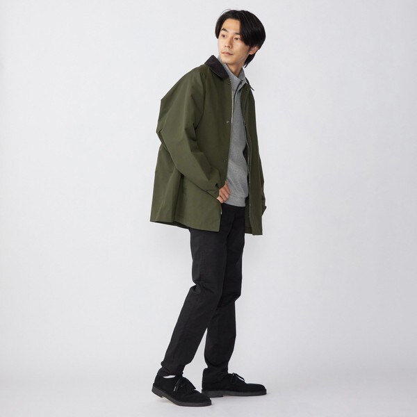シップス/＊ＳＨＩＰＳ：　〈撥水〉　ＣＯＲＤＵＲＡ（Ｒ）　ナイロン混　ラグランスリーブ　ハンティング　ジャケッ_19