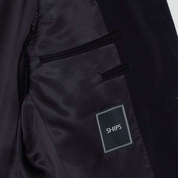 シップス SHIPS: LORO PIANA FABRIC FAVOLA 無地 ジャケット