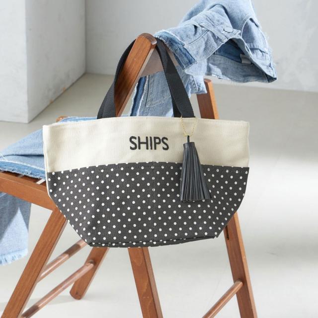 シップス SHIPSトートバッグ シップス SHIPS *SHIPS: Synthetic Leather ビズ トート バッグ