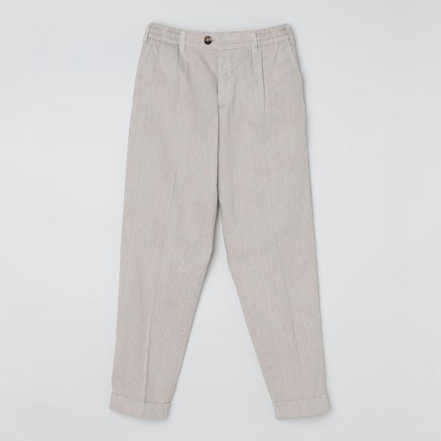 シップス/PT TORINO: デラヴェ ストレッチ リネン パンツ