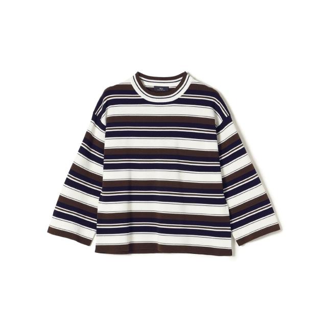 シップス（SHIPS）/SHIPS Primary Navy Label:〈手洗い可能〉ミラノリブ マルチ ボーダー ニットの通販は 9,405円